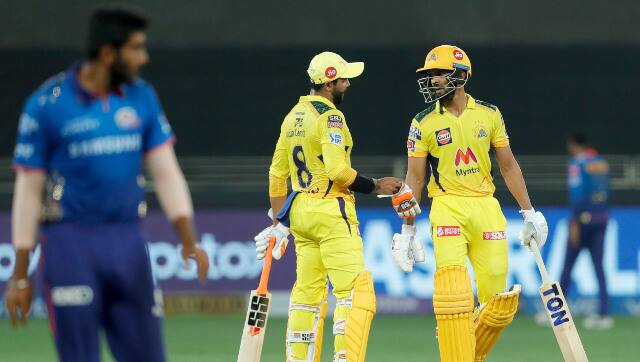 Ravindra Jadeja and Ruturaj Gaikwad shared a crucial 81-run stand for the fourth wicket to bring Chennai Super Kings back on their feet after being reduced to 24/4 at one stage. Sportzpics