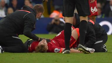 Premier League: Injured Liverpool midfielder Harvey Elliott calls Leeds defender Pascal Struijk's ban 'wrong'