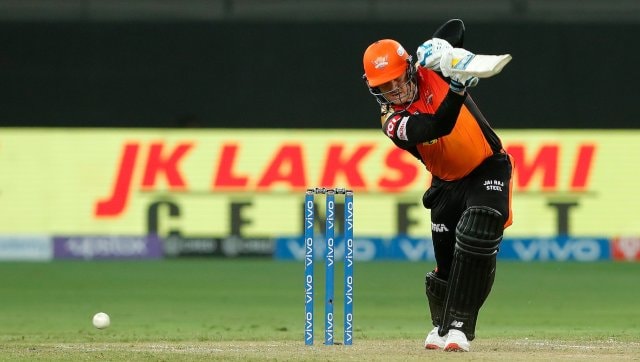 Jason Roy scored a free-flowing 60 off 42 balls to propel Sunrisers Hyderabad to a seven-wicket win over Rajasthan Royals. Photo by Saikat Das / Sportzpics for IPL
