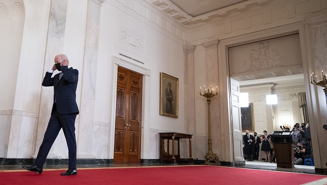 Joe Biden skirts broken promise on Afghan exit as Taliban celebrates win Joe Biden skirts broken promise on Afghan exit as Taliban celebrates win