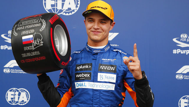 Formula 1: Lando Norris grabs pole at rain-hit qualifying for Russian Grand Prix Formula 1: Lando Norris grabs pole at rain-hit qualifying for Russian Grand Prix