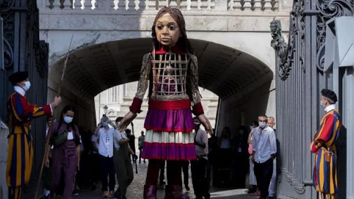 Meet 'Little Amal', 11-feet tall puppet, spreading awareness of Syrian refugees across Europe