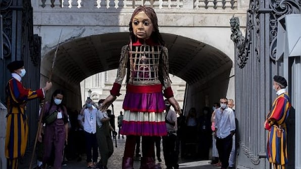 Meet 'Little Amal', 11-feet tall puppet, spreading awareness of Syrian refugees across Europe