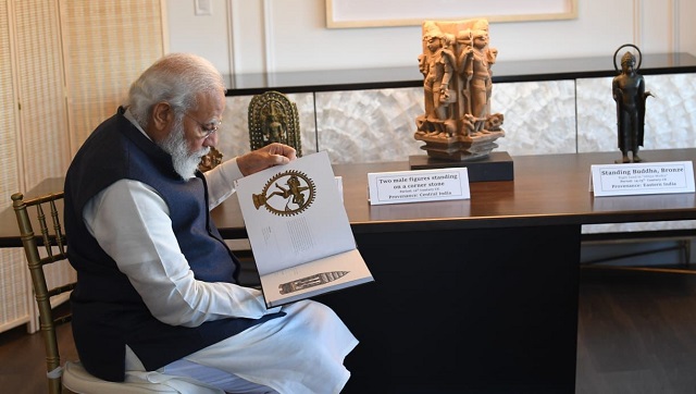 Narendra Modi to bring back 157 artefacts, antiquities to India handed over by US Narendra Modi to bring back 157 artefacts, antiquities to India handed over by US