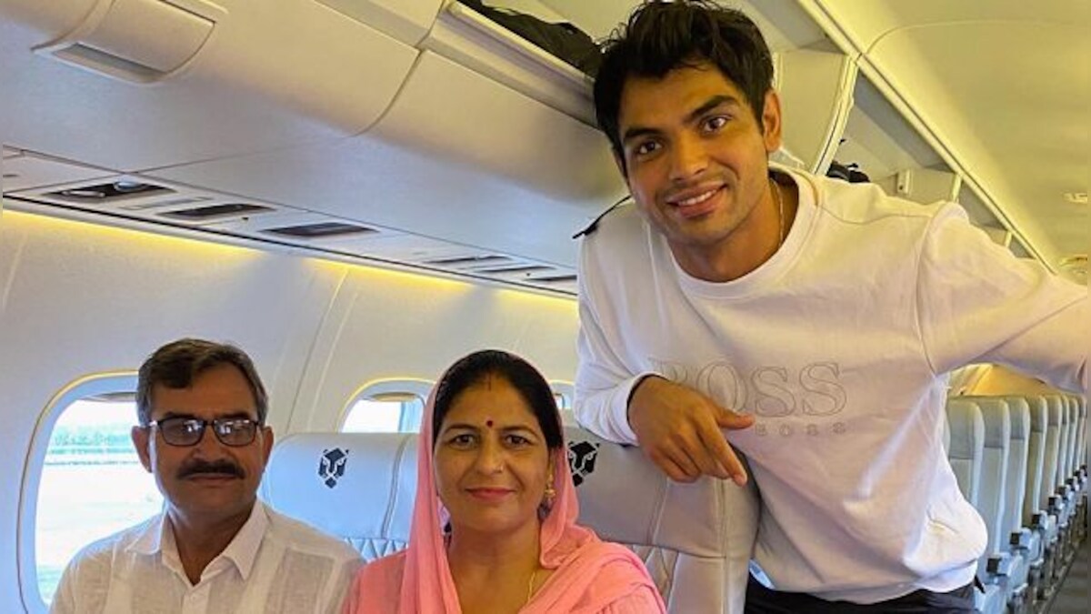 Neeraj Chopra fulfills 'small dream' as his parents board their first flight