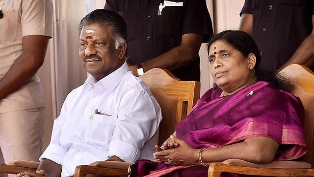AIADMK leader O Pannerselvam’s wife Vijayalakshmi passes away in Chennai AIADMK leader O Pannerselvam’s wife Vijayalakshmi passes away in Chennai