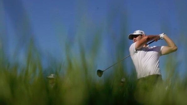 PGA Tour Championship: Patrick Cantlay leads Jon Rahm by two strokes