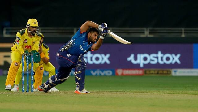 Saurabh Tiwary top-scored for Mumbai Indians with an unbeaten 50 off 40 deliveries. Sportzpics
