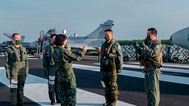 Taiwanese fighter jets rehearse road landings in simulated drill as threat from China looms