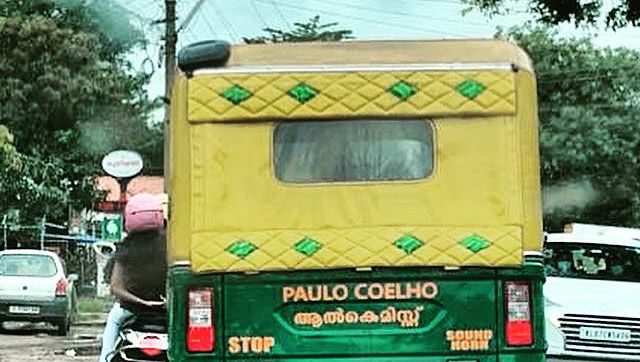 'The Alchemist' autorickshaw in Kerala gets a shout-out from author Paulo Coelho; see viral picture 'The Alchemist' autorickshaw in Kerala gets a shout-out from author Paulo Coelho; see viral picture