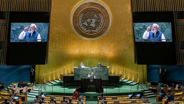 Modi at UNGA: PM targets Pakistan and China, but not by name; slams nations with 'regressive thinking'