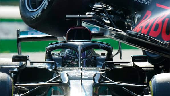 Max Verstappen gets three-place grid penalty for Lewis Hamilton crash at Monza
