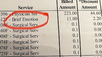 US woman claims she was charged for crying during surgery; hospital lists it as ‘Brief Emotion’