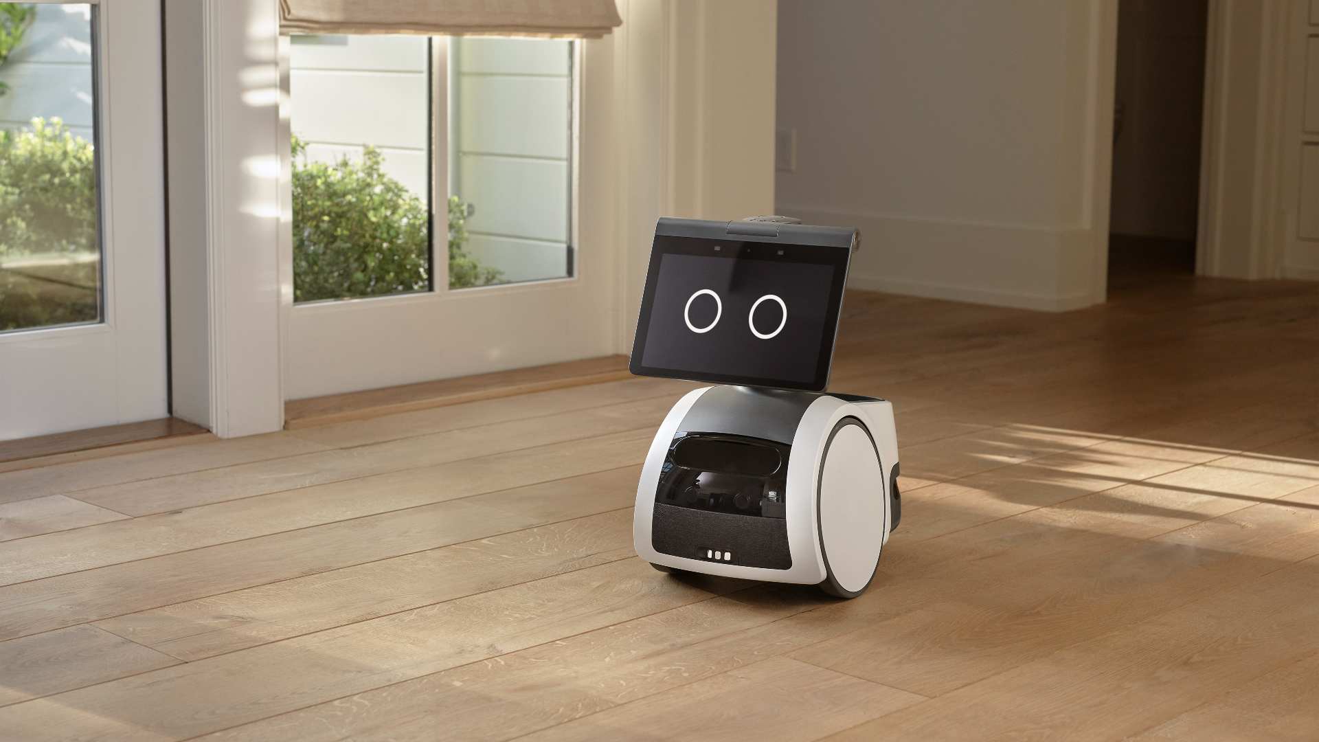 The Amazon Astro robot will guard homes and provide a portable Alexa experience. Image: Amazon