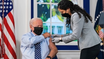 US President Joe Biden gets COVID vaccine booster; urges everybody to get the jab