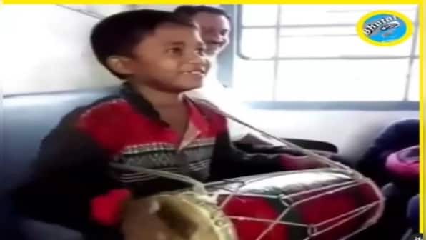 Boy plays dholak while singing Badshah's 'Abhi Toh Party Shuru Hui Hai'; video goes viral