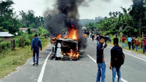 Violent clashes erupt in Tripura over attack on BJP activist by CPI(M) youth wing members