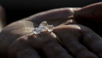 Four labourers unearth 8.22 carat diamond worth around Rs 40 lakh in a mine in MP's Panna