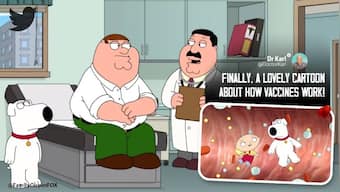 Animated series Family Guy's PSA on COVID-19 vaccines wins praise on social media