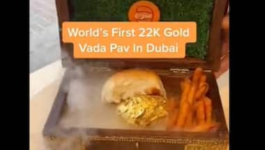 Vada pav with 22 karat gold: Dubai restaurant’s twist to humble street food goes viral