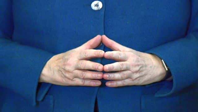 German Chancellor said on her hand position, 