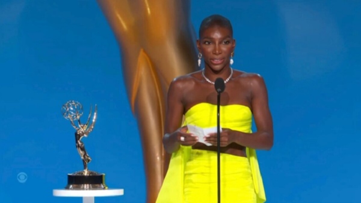 Emmys 2021: Michaela Coel wins best writing for a limited series for I May Destroy You