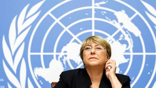 Verónica Michelle Bachelet Jeria has served as the United Nations High Commissioner for Human Rights since 2018. AFP