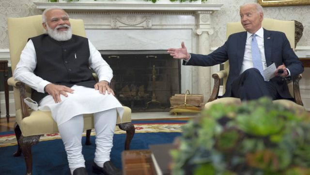 Joe Biden jokes about possible India-connection in meeting with Narendra Modi Joe Biden jokes about possible India-connection in meeting with Narendra Modi