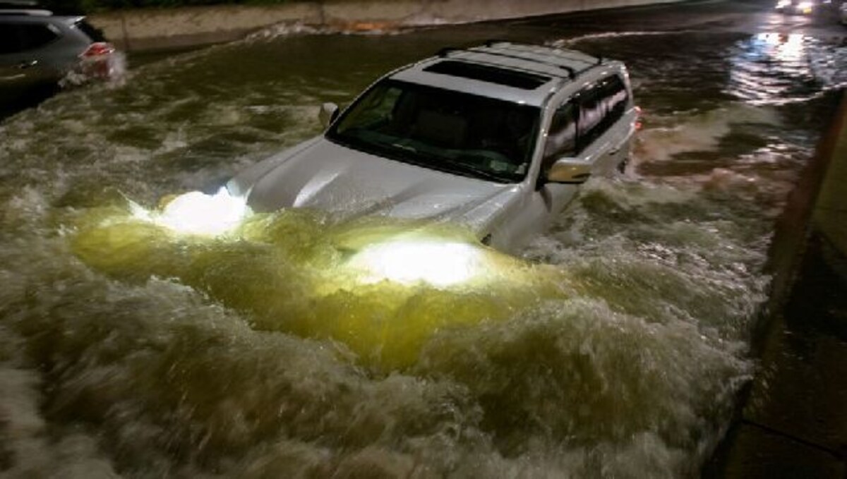 Yankee Stadium underwater after remnants of Hurricane Ida hit NYC