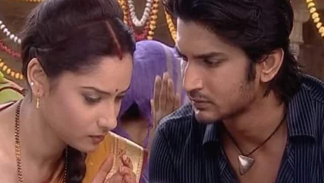 Ankita Lokhande and Sushant Singh Rajput in a still from Pavitra Rishta 