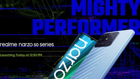 Realme Narzo 50 Series, Band 2, Smart TV Neo 32-inch to launch today in India a 12.30 pm: How to watch it live