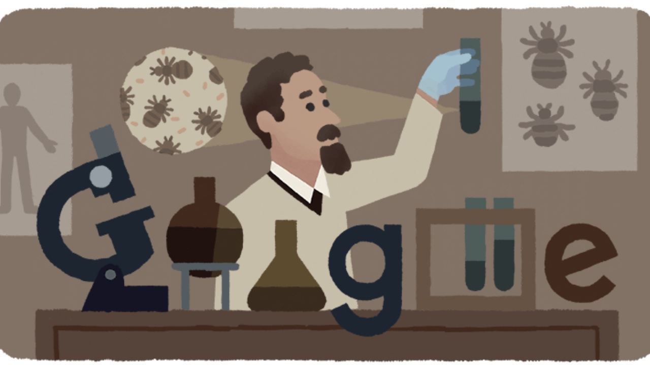 Google Doodle celebrated 138th birth anniversary of epidemic typhus vaccine creator Rudolf Weigl Google Doodle celebrated 138th birth anniversary of epidemic typhus vaccine creator Rudolf Weigl