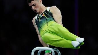 Irish gymnast Rhys McClenaghan slams 'slippery' pommel horse after virus case at world championships