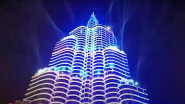 Laser light show at Kolkata's 'Burj Khalifa' pandal stopped over COVID-19 fears