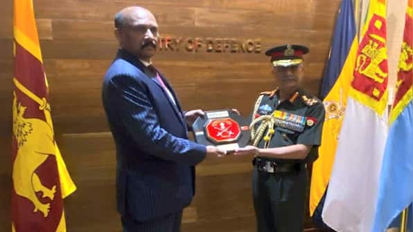 General Naravane meets Sri Lanka's top military leadership during four-day visit aimed at boosting defence ties