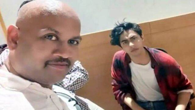 File photo of Kiran Gosavi and Aryan Khan. 