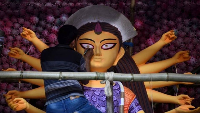 Durga Puja celebrations commence across India amid shadow of COVID-19 Durga Puja celebrations commence across India amid shadow of COVID-19