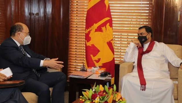 Foreign Secretary Harsh Vardhan Shringla holds 'productive discussion' with Lankan prime minister Mahinda Rajapaksa Foreign Secretary Harsh Vardhan Shringla holds 'productive discussion' with Lankan prime minister Mahinda Rajapaksa