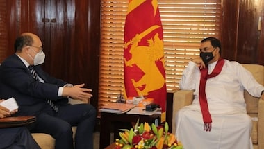 Foreign Secretary Harsh Vardhan Shringla holds 'productive discussion' with Lankan prime minister Mahinda Rajapaksa