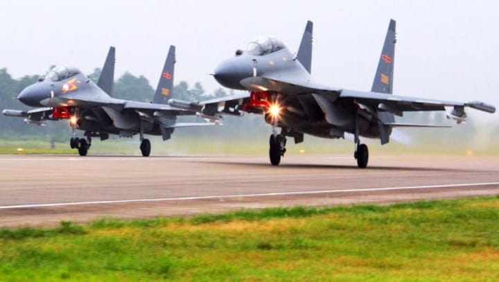 'War may be triggered at any time': China warns as it sends record number of warplanes towards Taiwan