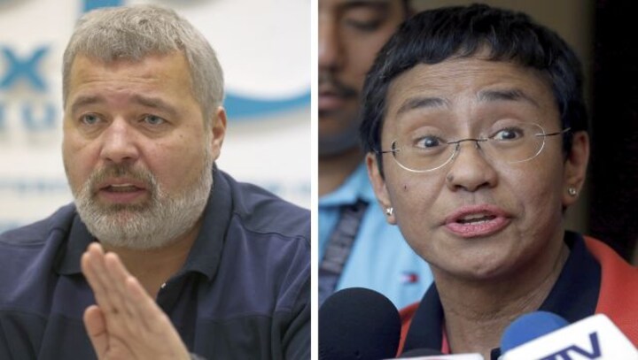 Journalists winning Nobel peace prize is a reminder that the press is under threat from strongmen and social media