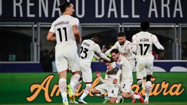 Serie A: AC Milan recover to beat nine-man Bologna 4-2, top league table