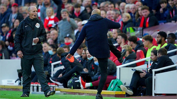 Premier League: Manchester City allege backroom staff spat at by fan during Liverpool match, say reports
