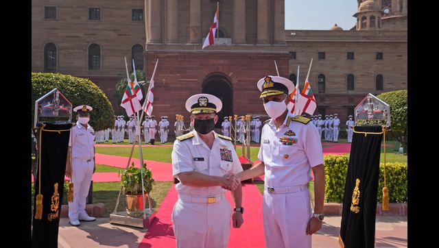 Top US naval commander meets India Navy chief in New Delhi, discusses maritime security and military cooperation Top US naval commander meets India Navy chief in New Delhi, discusses maritime security and military cooperation