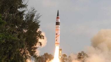 Agni-5 ballistic missile, with 5,000-km range, successfully test fired in Odisha