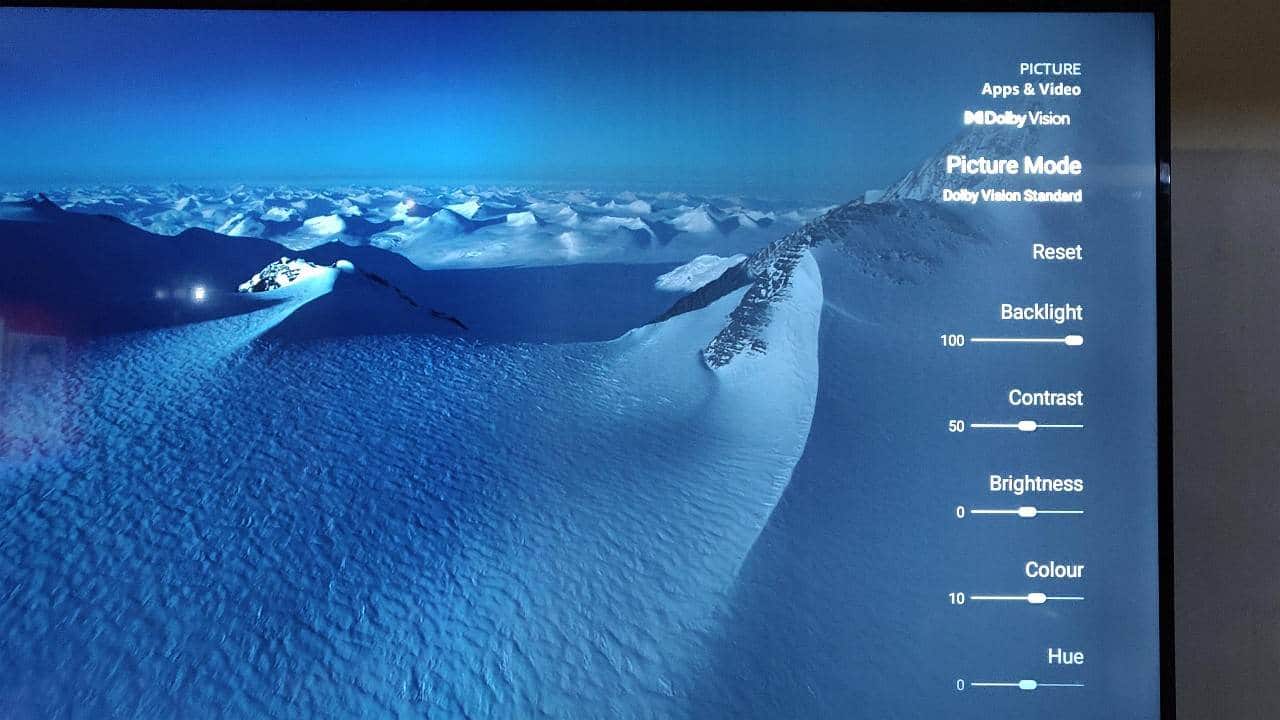 Basic and advanced picture adjustment settings are only a keypress away. Image: Tech2/Ameya Dalvi