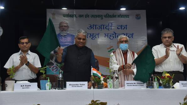 On occasion of Gandhi Jayanti, Environment minister Bhupender Yadav commences tiger rallies across 51 reserves