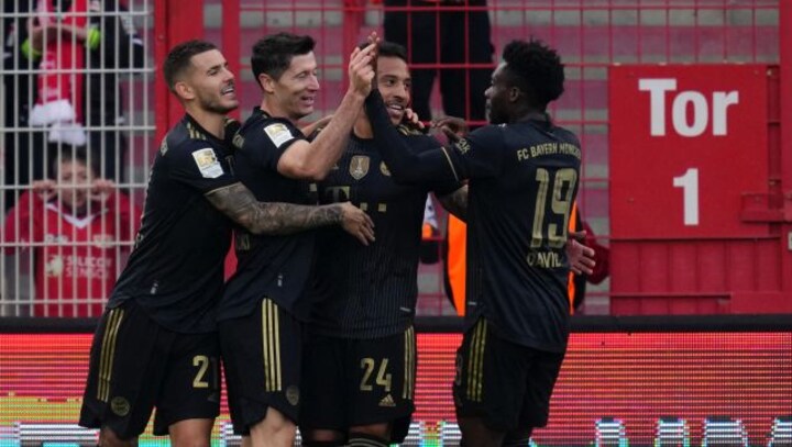 Bundesliga: Bayern Munich rebound from Cup humiliation by hitting five in Berlin