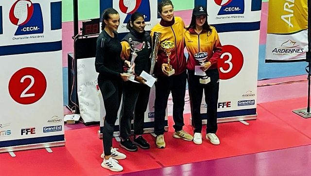 Fencer Bhavani Devi wins individual women's sabre event in Charleville National Competition Fencer Bhavani Devi wins individual women's sabre event in Charleville National Competition