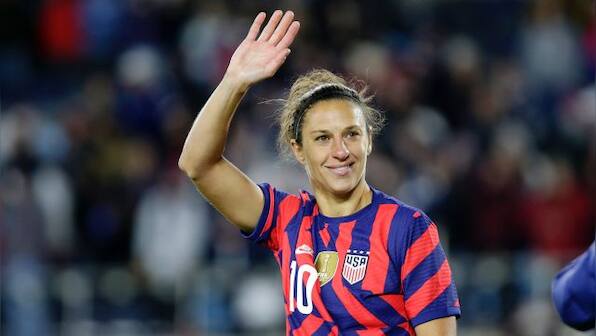Carli Lloyd bids farewell with win as US thrash South Korea